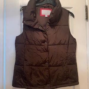 Brown old navy vest